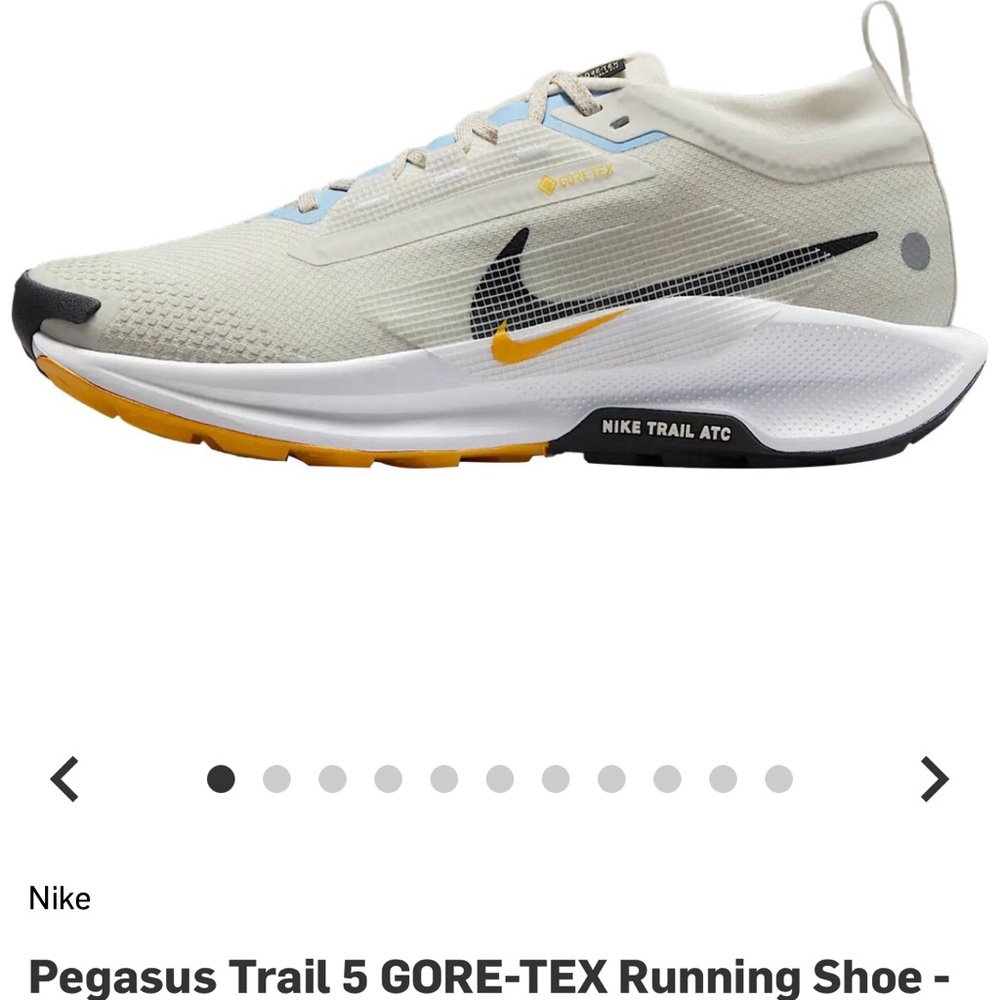 Nike Pegasus trail running shoes /water proof size 7.5